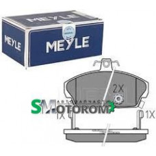 Колодки тормозные передние (комплект 4шт) Meyle Колодки тормозные передние (комплект 4шт) Meyle