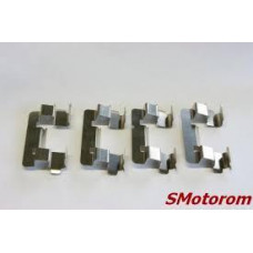 Пластины задних колодок (комплект 4шт) (пружина прижимная монтажная) Пластины задних колодок (комплект 4шт) (пружина прижимная монтажная)