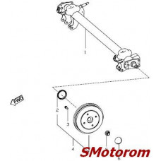 Балка задней подвески в сборе (ABS)
