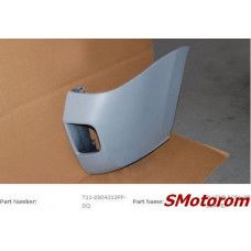 Бампер задний правая часть